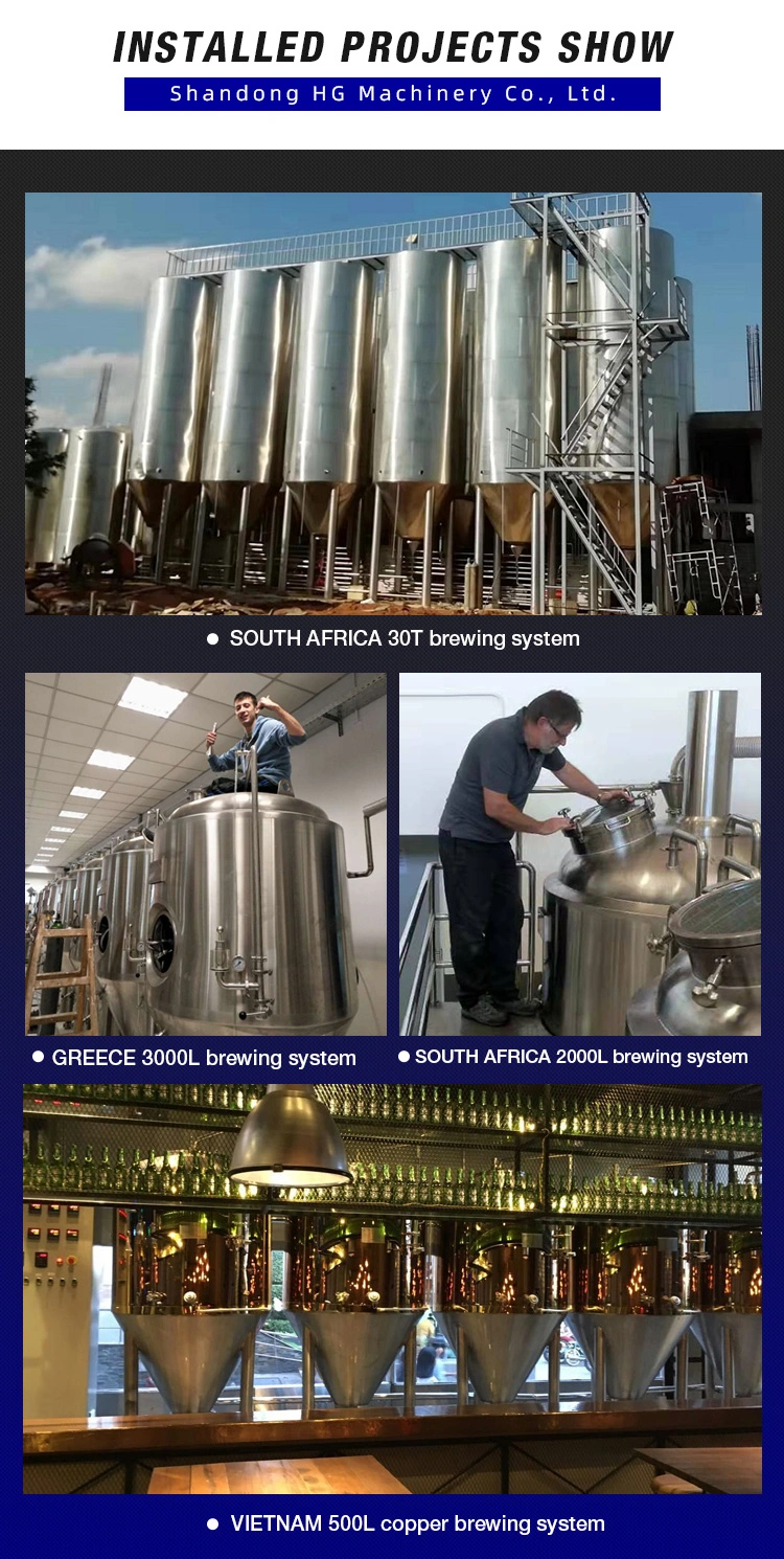 2000L Commercial Beer Brewing Equipment Micro Brewery, Automatic 2000L Craft Beer Equipment, 2000L Brewhouse From China