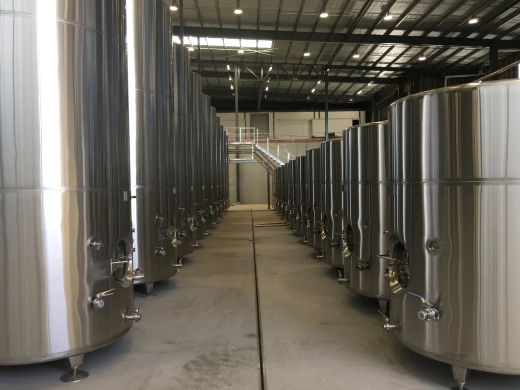 Different Capacity Custom Wine Fermentation Insulated Wine Storage Tank