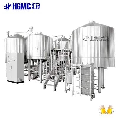 2000L 5000L Factory Customized Turnkey Project Craft Beer Brewing Equipment Stainless Steel Brewhouse