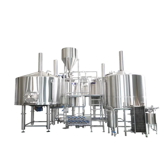 2000L 20hl SUS304 Steam Heated Brewhouse 2 Vessels System