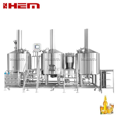 Automatic 500L 600L 700L 800L 900L 1000L Compact Beer Brewing System for Beer Production Equipment